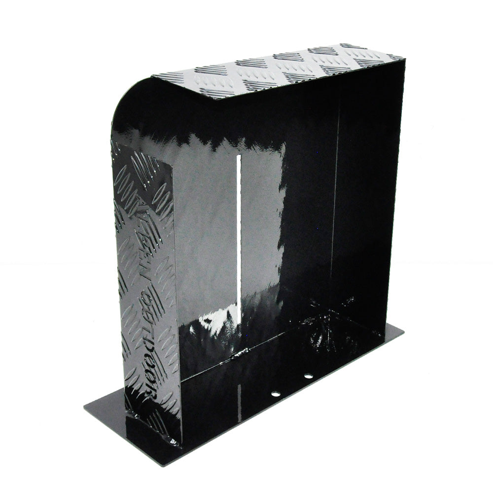 Alpen Outdoor Fuel Tank Cover Right Side Base Mount 2mm Thickness Aluminium Diesel Heater for 10L 15L Fuel Tank Black - Image 2