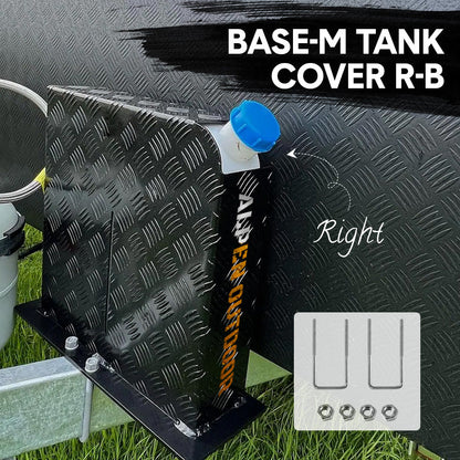 Alpen Outdoor Fuel Tank Cover Right Side Base Mount 2mm Thickness Aluminium Diesel Heater for 10L 15L Fuel Tank Black - Image 3