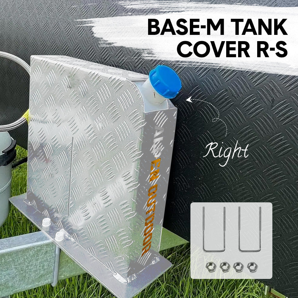 Alpen Outdoor Silver Fuel Tank Cover Right SideBase Mount 2mm Thickness Aluminium Diesel Heater Fuel Tank Cover Right for 10L 15L Silver - Image 3