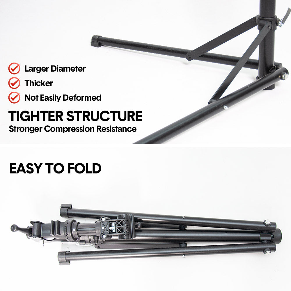 Bike Repair Rack 360 Rotating 40 to 63Inch Height Adjustable Home Bicycle Mechanic Stand Anti-Slip Foldable Maintenance Stand with Tool Tray Max Load 60lbs - Image 4