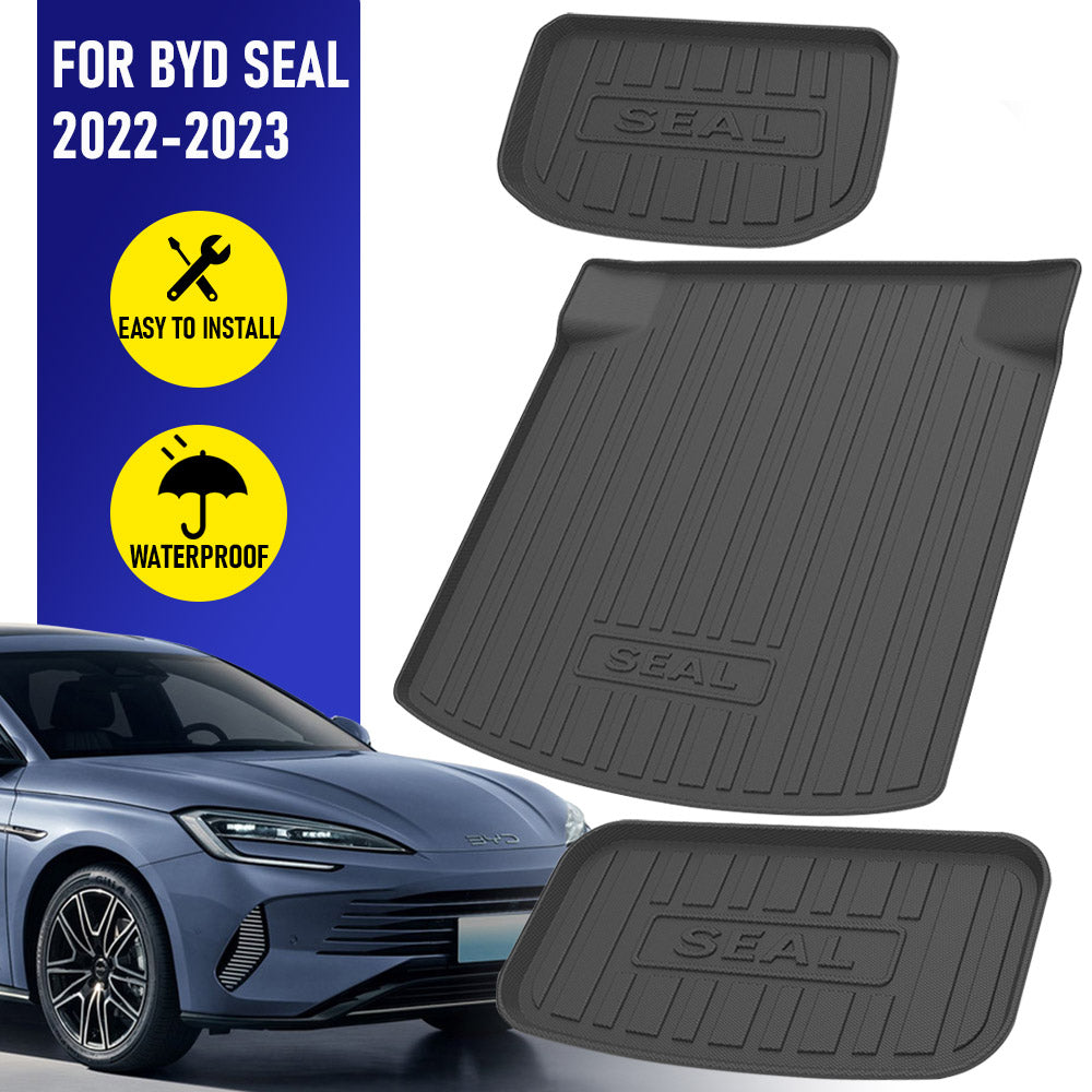 BYD Seal Boot Protector 2022-2023 Custom Fit TPE Liner Heavy Duty| Eco-Friendly Odourless & Non-Slip | All-Weather Camping Ready - Image 2