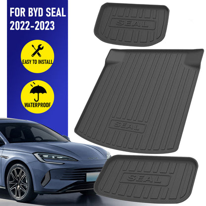 BYD Seal Boot Protector 2022-2023 Custom Fit TPE Liner Heavy Duty| Eco-Friendly Odourless & Non-Slip | All-Weather Camping Ready - Image 2