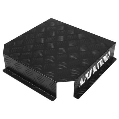Aluminum Caravan Diesel Heater Bracket 2mm Thickness Fuel Tank Cover Double Left/Right Base 10L/15L for Caravan Trailer Toolbox Black - Image 9