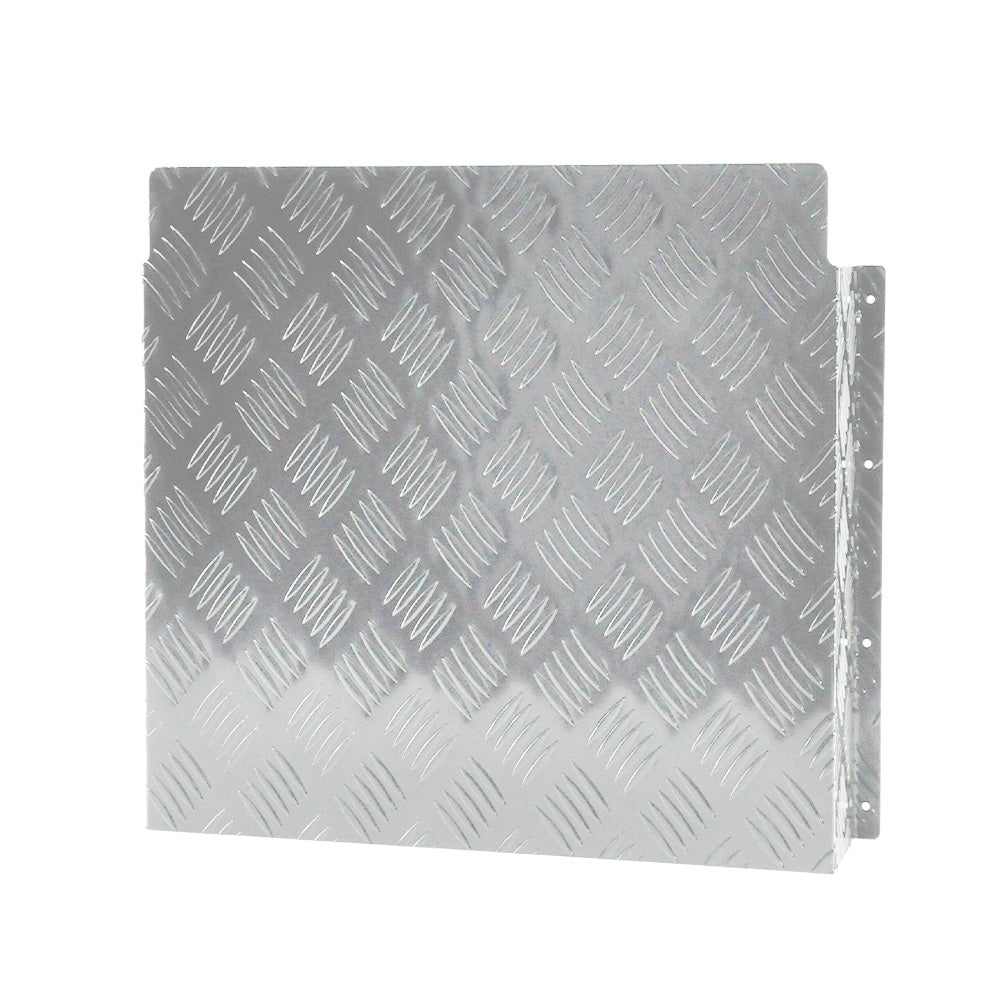 Diesel Tank Cover Silver Gas Tank Bracket 2mm Thickness Aluminium Tank Mounting Holder Fit for 10L/15L Tank for Caravan Trailer Toolbox Left Right - Image 7