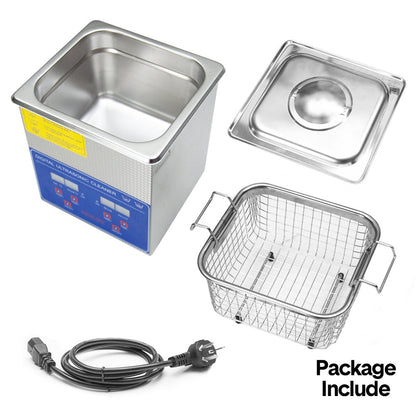 2L Ultrasonic Cleaner Lab-Grade Stainless Steel Ultrasonic Cleaning Machine Digital Heating Timer and Basket for Home and Commercial Jewellery Eyeglass - Image 6