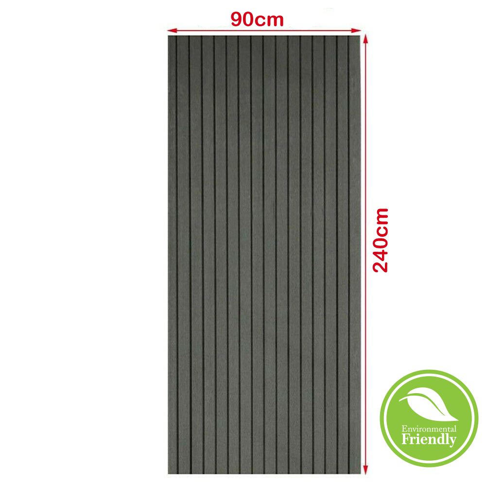 EVA Foam Boat Flooring Mat Faux Decking Teak Marine Mat Boat Carpet Sea Deck Flooring for Motorboat RV Yacht Kayak Surfboard 240cmx90cm Dark Grey - Image 4