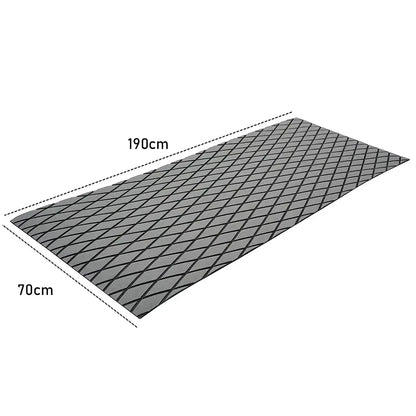 Adhesive Marine Decking EVA Foam Boat Flooring Teak Non-slip Mat Cuttable Deck Mat for Motorboat RV Yacht Kayak Surfboard 190cmx70cm Rhombus Grey - Image 8