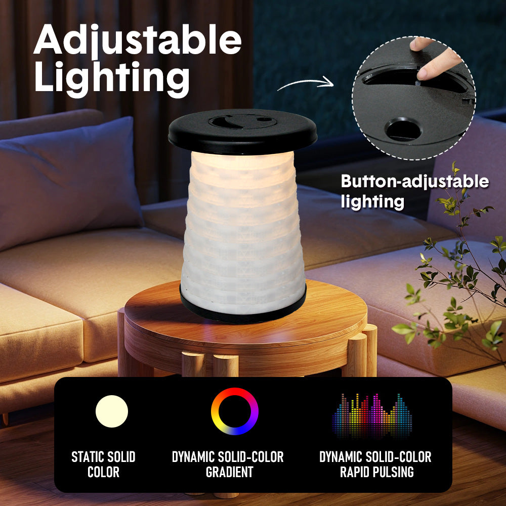Multi-Functional Outdoor Stool for Aussie Night Camping Fishing Telescopic Hook Rod Lanterns Tarps Hanging No-Tools Assembly Anti-Corrosion PP - Image 4