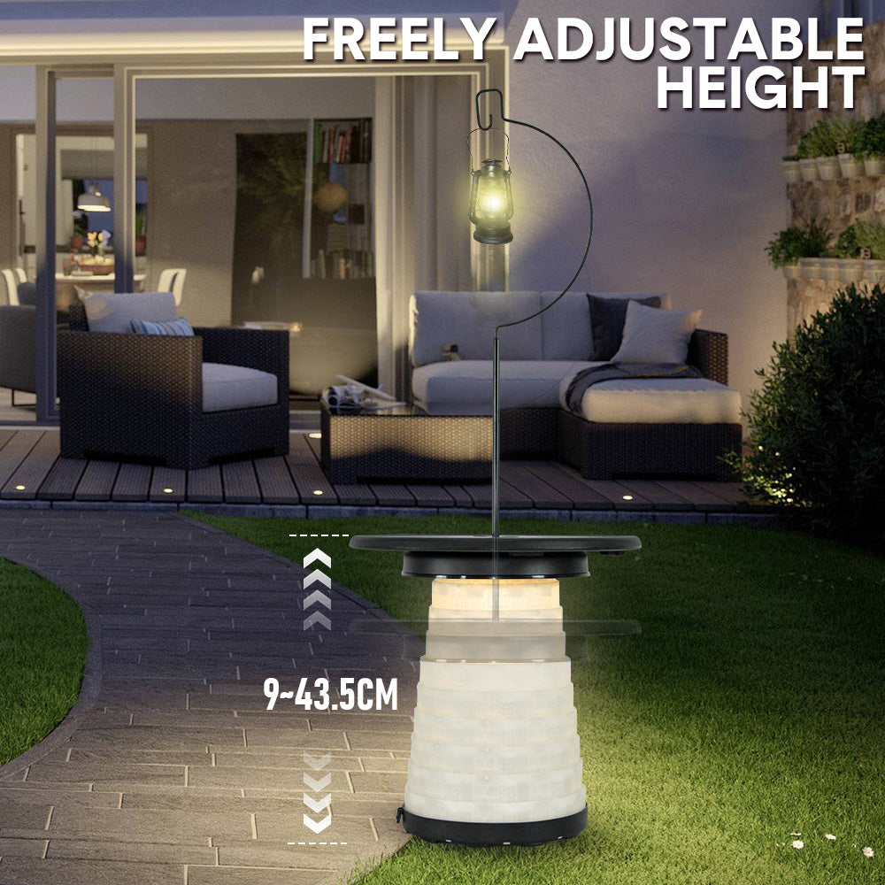 Multi-Functional Outdoor Stool for Aussie Night Camping Fishing Telescopic Hook Rod Lanterns Tarps Hanging No-Tools Assembly Anti-Corrosion PP - Image 5