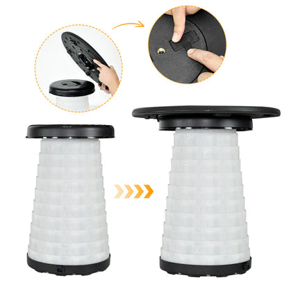 Multi-Functional Outdoor Stool for Aussie Night Camping Fishing Telescopic Hook Rod Lanterns Tarps Hanging No-Tools Assembly Anti-Corrosion PP - Image 9