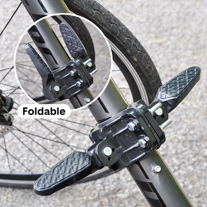 3 In 1 Kids Bike Mounted Front Seat Detachable With Handlebar Foot Pedal Bicycle Seat for Children 1-8 Years Compatible with All Adult Mountain Bikes - Image 6