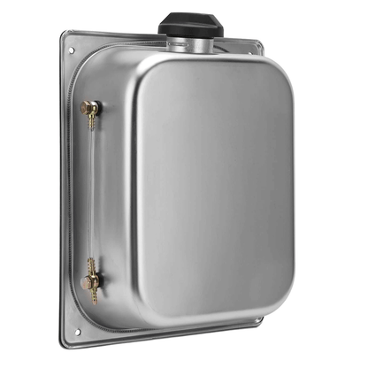 8L Petrol Fuel Tank Stainless Steel Diesel Fuel Tank Portable Diesel Container Backup Petrol Storage Tank For Truck Van External Fuel Tank