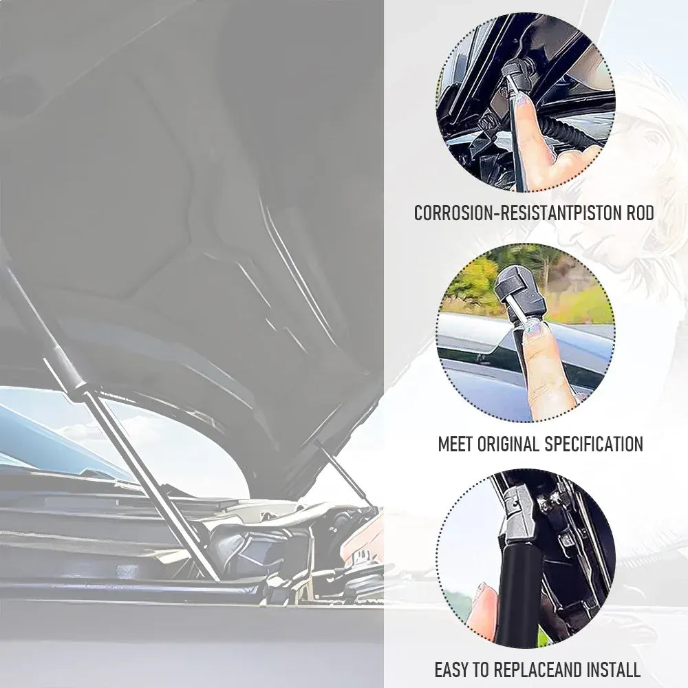 6pcs Premium Gas Struts Kit for Ford Territory SX SY 2004-2011 Bonnet Tailgate  Window Glass Direct Replacement Steel Anti-Rust Easy Install - Image 5