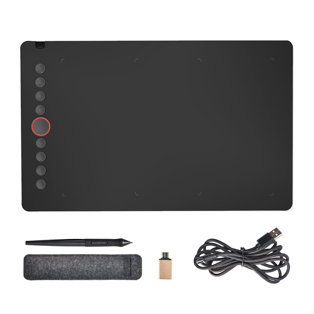 Digital Graphics Tablet Drawing Pad 8192 Levels Large Working Area 285x180mm Compatible with Win/MacOS Support PC/Mobile for Drawing Designing Teaching - Image 6