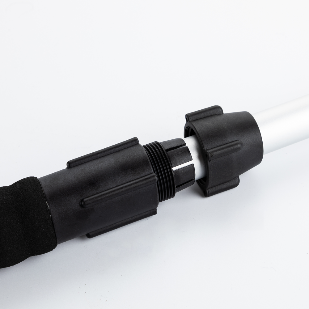 Stainless Steel Pressure Washer Gutter Cleaner Aluminium Alloy Water Fed Pole for Gutter Cleaning 180 Rotatable Nozzle Max 1.75m With Curved End - Image 6