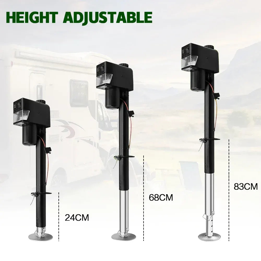 Electric A Frame Trailer Jack LED Light Power Tongue Jack Weight Capacity 3500 lbs 9Inch to 32Inch with Manual Crank Handle for RV Trailer Camper - Image 7