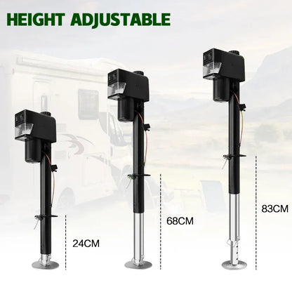 Electric A Frame Trailer Jack LED Light Power Tongue Jack Weight Capacity 3500 lbs 9Inch to 32Inch with Manual Crank Handle for RV Trailer Camper - Image 7
