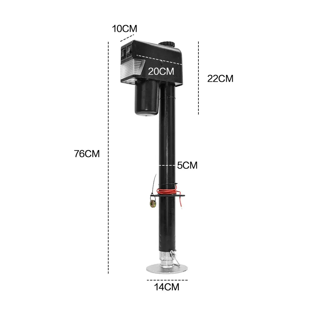 Electric A Frame Trailer Jack LED Light Power Tongue Jack Weight Capacity 3500 lbs 9Inch to 32Inch with Manual Crank Handle for RV Trailer Camper - Image 8