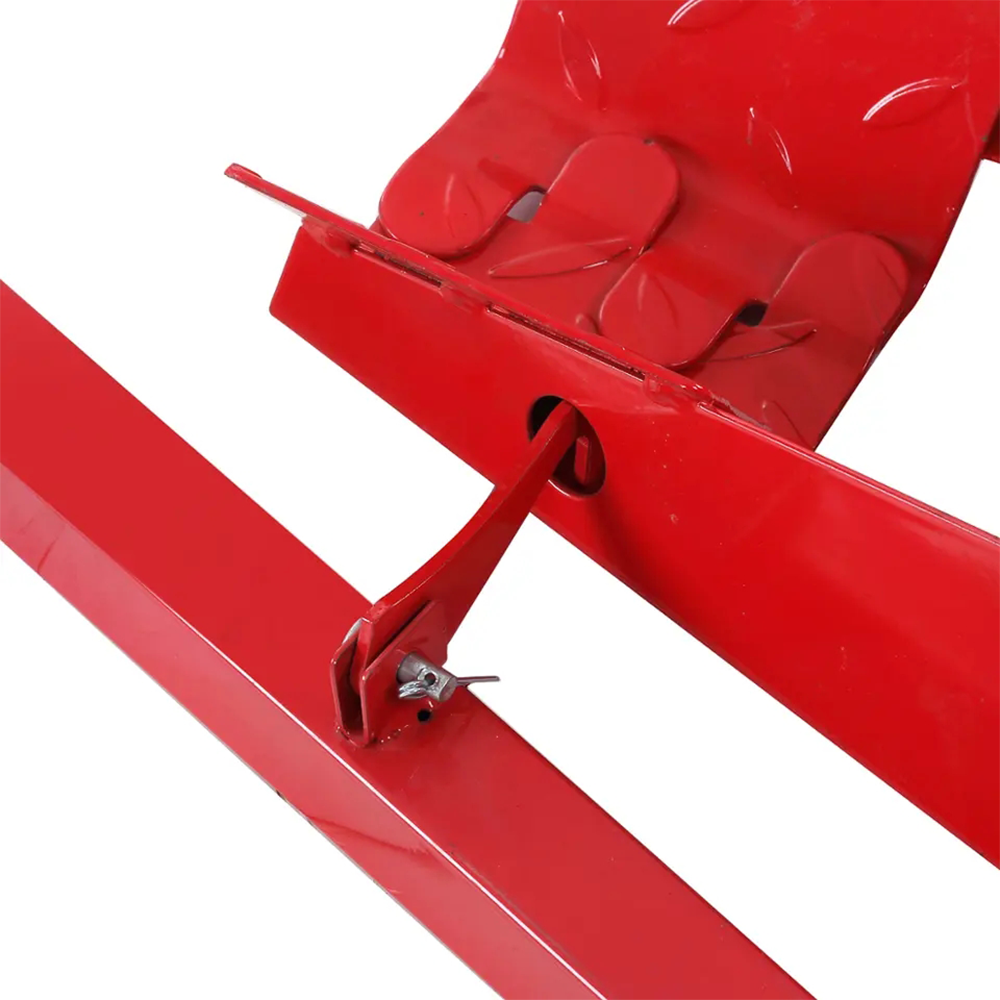 Heavy-Duty Motorcycle Motorbike Front Wheel Chock Lift Stand Vehicle Wheel Chock Clampsfor Trailer Transport 15"-21" Tires Standard Motorcycles - Image 3