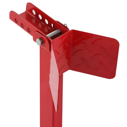 Heavy-Duty Motorcycle Motorbike Front Wheel Chock Lift Stand Vehicle Wheel Chock Clampsfor Trailer Transport 15"-21" Tires Standard Motorcycles - Image 8