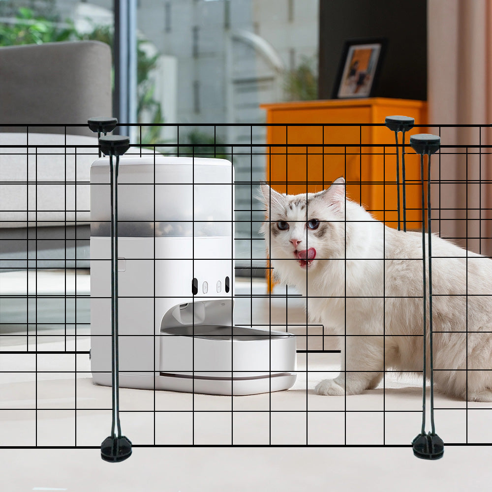 Pet Playpen Foldable Metal Pet Cage Enclosure Puppy Fence 16 Panels with Connection Clips for Small Animal Puppy Rabbit Kitten Turtle Indoor Outdoor Black - Image 6