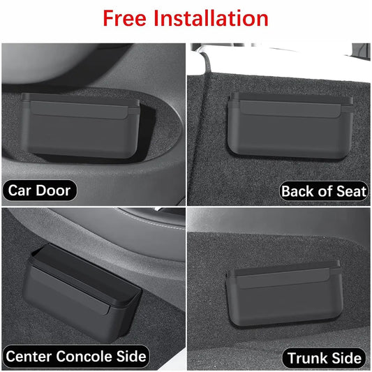 TPE Car Boot Organiser Australia | No-Sew Stitching Odourless Design | Reusable Velcro for Door/Center Console | Camping/Office Storage Box - Image 8