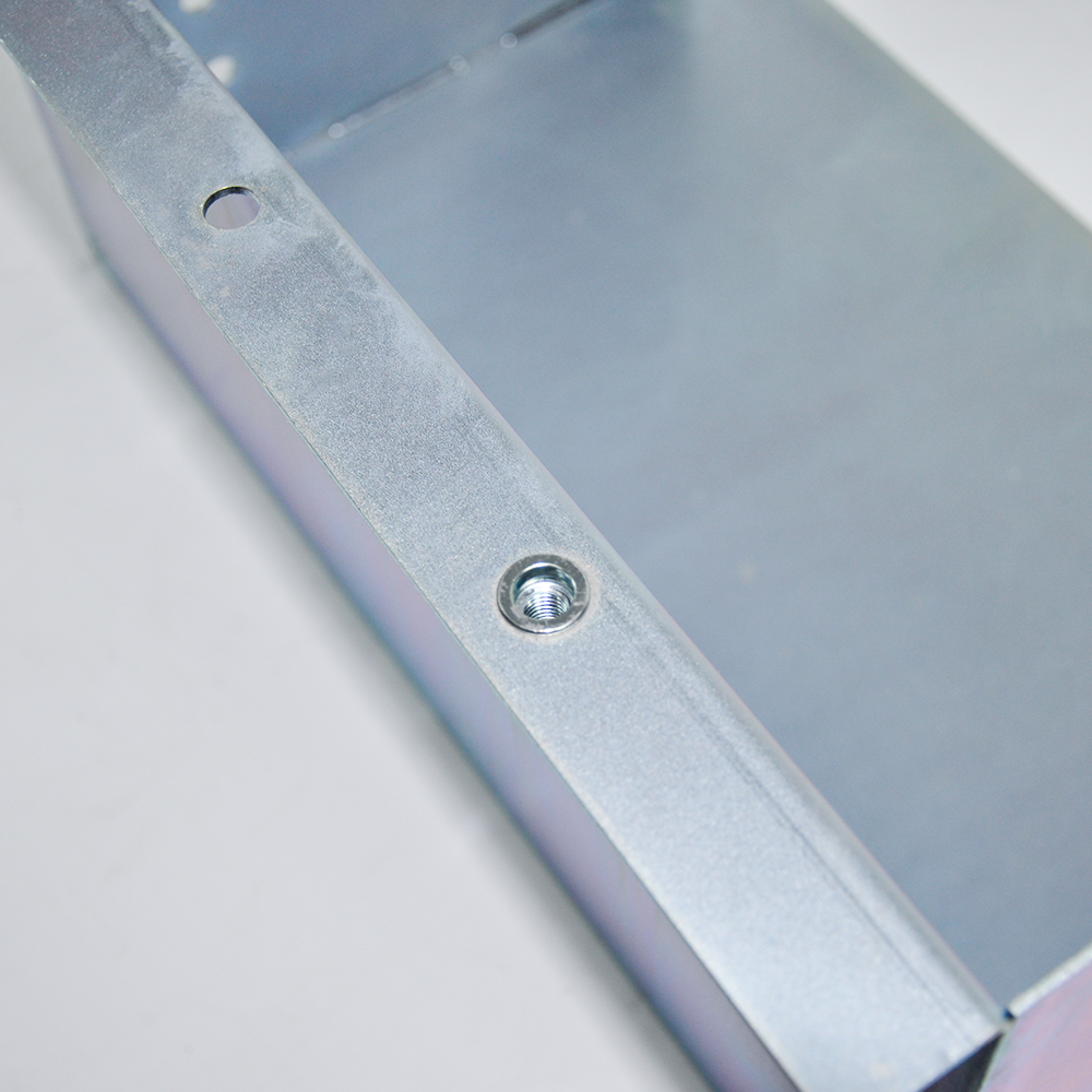 Battery Box Set Sturdy Galvanized Trailer Caravan Boat Spare Part with Lid and Hole for Secure Suits battery up to 160mm deep x 350mm wide Height 250mm - Image 3
