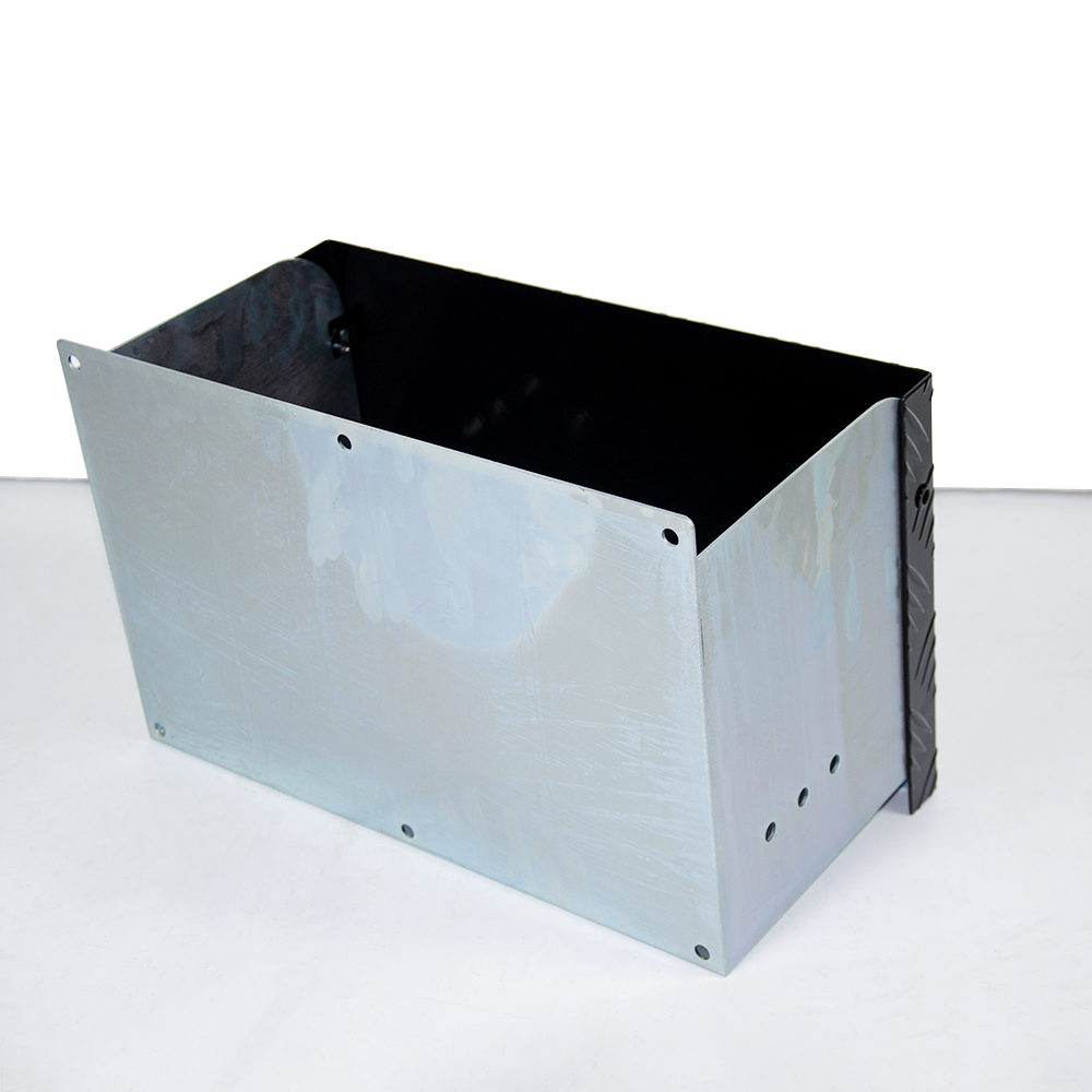 Battery Box Set Sturdy Galvanized Trailer Caravan Boat Spare Part with Lid and Hole for Secure Suits battery up to 160mm deep x 350mm wide Height 250mm - Image 5