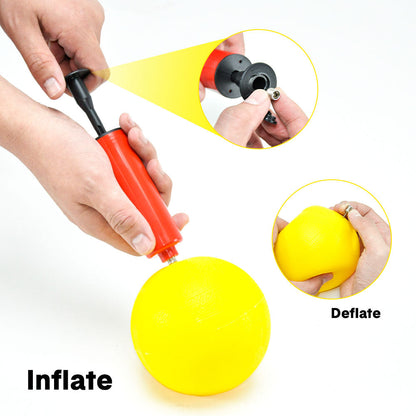 Portable Outdoor Spikeball Roundnet Game Set Team Beach Ball Game Bouncer Toy with Carrying Bag Net and 3 Balls Played Indoor Outdoor Lawn Beach Tailgating - Image 9