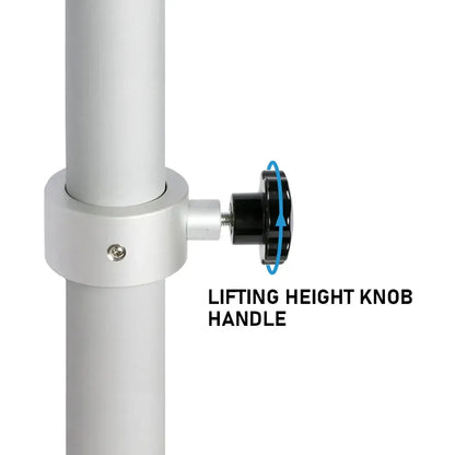 Table Pedestal Telescopic Furniture Leg 46-70cm Height Adjustable Easy Installation Detachable Aluminum Alloy Support for RV Boat Caravan Motorhome - Image 4