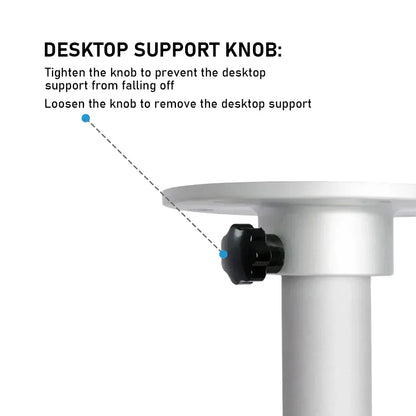 Table Pedestal Telescopic Furniture Leg 46-70cm Height Adjustable Easy Installation Detachable Aluminum Alloy Support for RV Boat Caravan Motorhome - Image 5