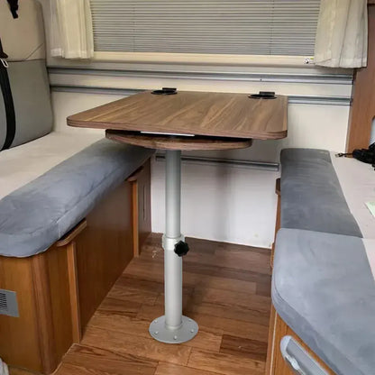 Table Pedestal Telescopic Furniture Leg 46-70cm Height Adjustable Easy Installation Detachable Aluminum Alloy Support for RV Boat Caravan Motorhome - Image 8