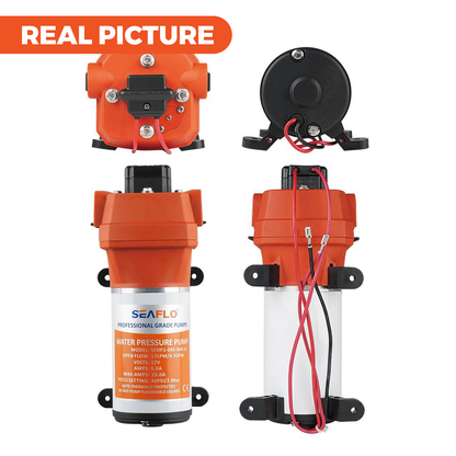 SEAFLO 12V Water Pump Pressure Diaphragm Self Priming Pump 4.5Gallons Per Min 17LPM 40PSI Water Booster for Caravan Motorhome Camper Trailer Boat Yacht - Image 6