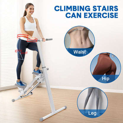 Foldable Stair Stepper for Home Gym Exercise Height Adjustable Vertical Climber Machine 150kg Loading Capacity with Digital Display for Full-Body Workout - Image 3