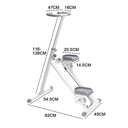 Foldable Stair Stepper for Home Gym Exercise Height Adjustable Vertical Climber Machine 150kg Loading Capacity with Digital Display for Full-Body Workout - Image 8