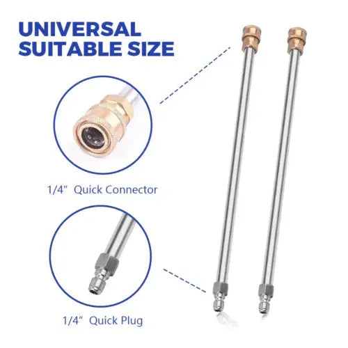 Alston 16.5 Inch High-Pressure Surface Cleaner Concrete Cleaner Driveway Cleaner 4000PSI-Stainless Steel with Quick Connector For Concrete Driveway - Image 6