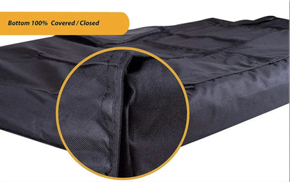 Dust-proof Outdoor TV Cover 55-58 Inch Flat Television Waterproof UV Resistant Protector, Built In Remote Controller Storage Pocket-XL - Image 4
