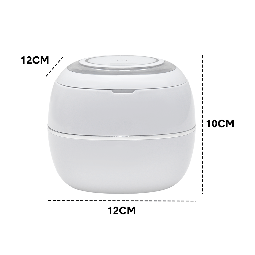 Ultrasonic UV Cleaner Portable 42khz Dual Mode Cleaner 180-220ml with Chamber and Timer for Dentures Aligner Retainer Dental and Jewellery Cleaning Machine - Image 8