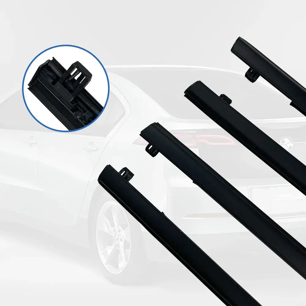 Outer Door Weather Window Rubber Seals Fit for Holden Commodore VE VF SEDAN V6 V8 Moulding Trim Strips Car Modification Accessories Black 4Pcs - Image 3