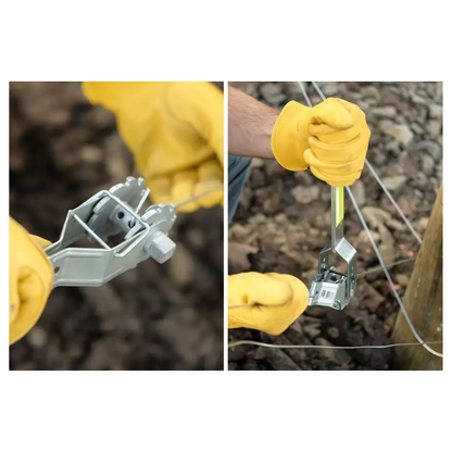 50 Pack Inline Cliplock Wire Strainer Aluminum Alloy Heavy Duty Wire Ratchet Tensioner for Electric Fence - Image 5