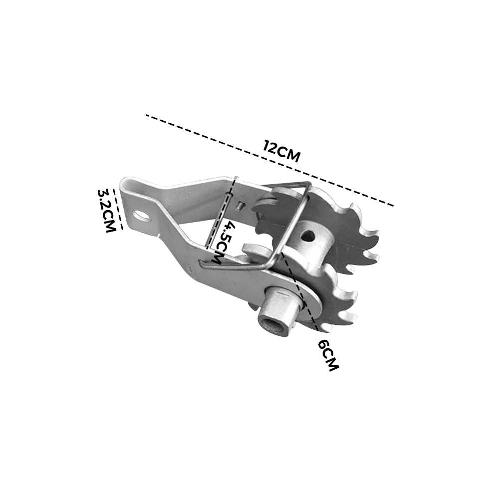 50 Pack Inline Cliplock Wire Strainer Aluminum Alloy Heavy Duty Wire Ratchet Tensioner for Electric Fence - Image 7