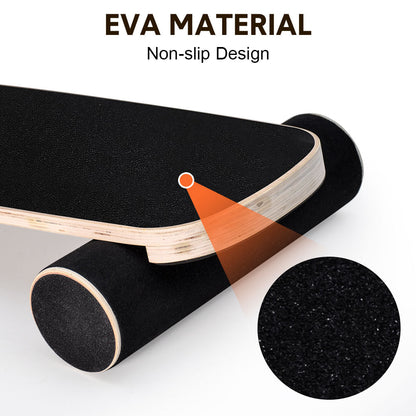 Wooden Balance Board Non-Slip Roller Board Home Fitness Balance Trainer Improves Core Stability for Snowboard Skateboard Surf Yoga Training Max Load 200kg - Image 3