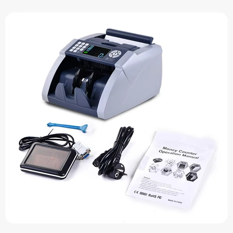 Weirong 9088 UV/MG LCD Display Bill Counter Multi-Currencies Counting Machine Cash Detector AUD/EUR/USD/TRY Money Counter - Image 6
