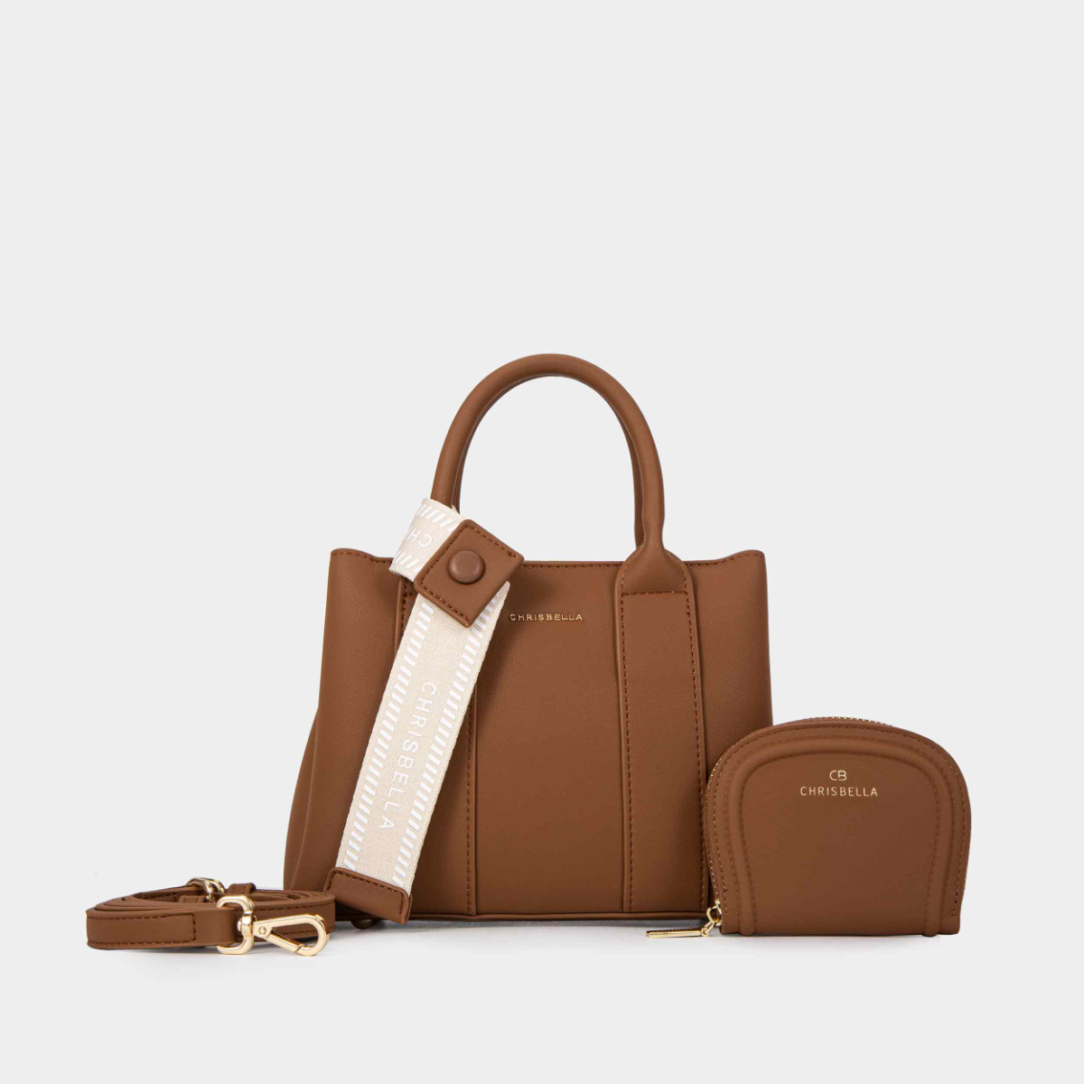 Chrisbella Sienna Tote-Beige - Image 2