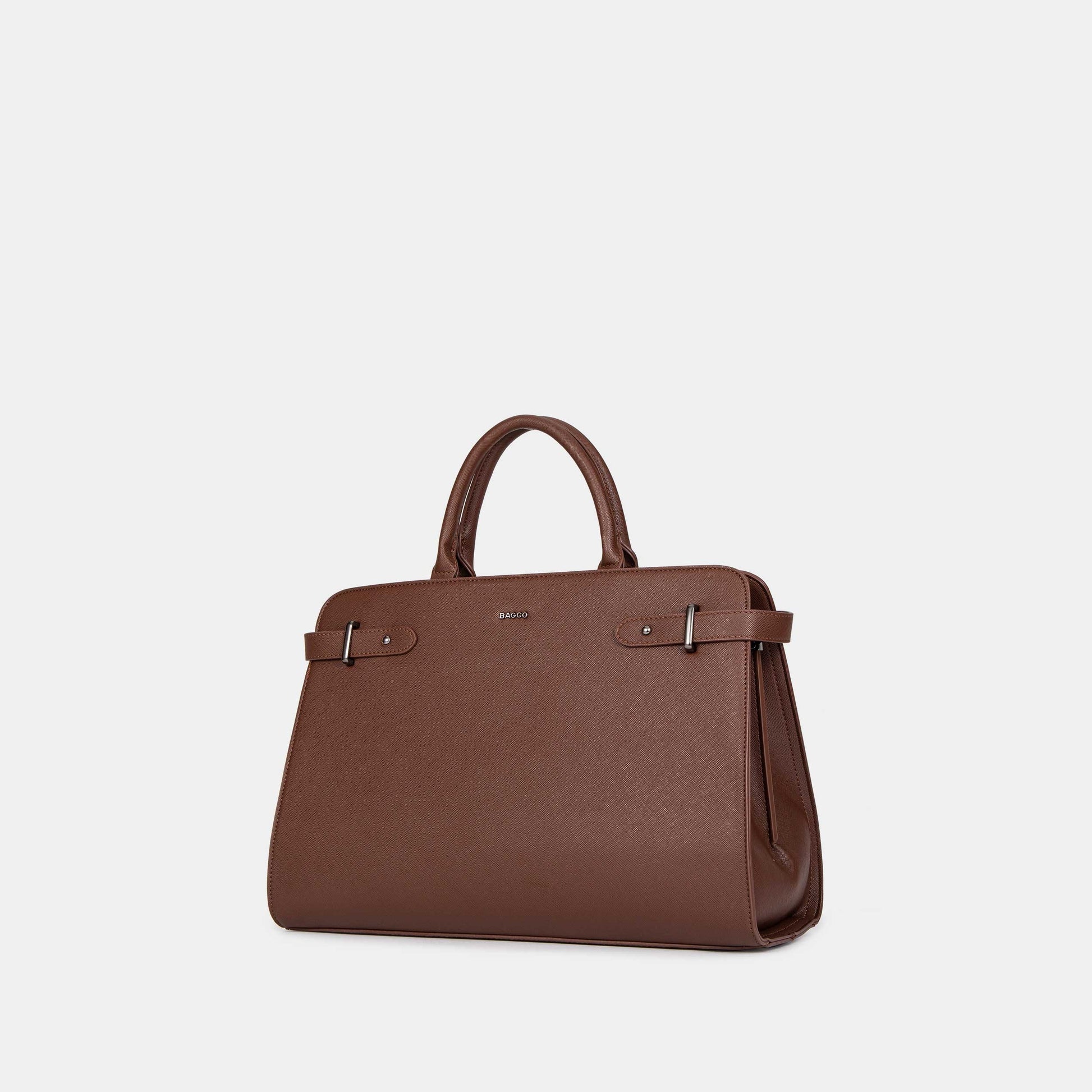 Bagco Bravura Leather Tote Set-Wine Red - Image 6