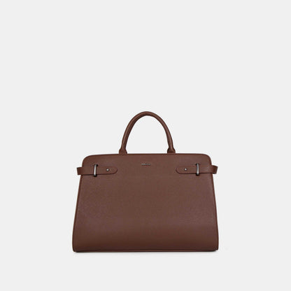 Bagco Bravura Leather Tote Set-Wine Red - Image 9