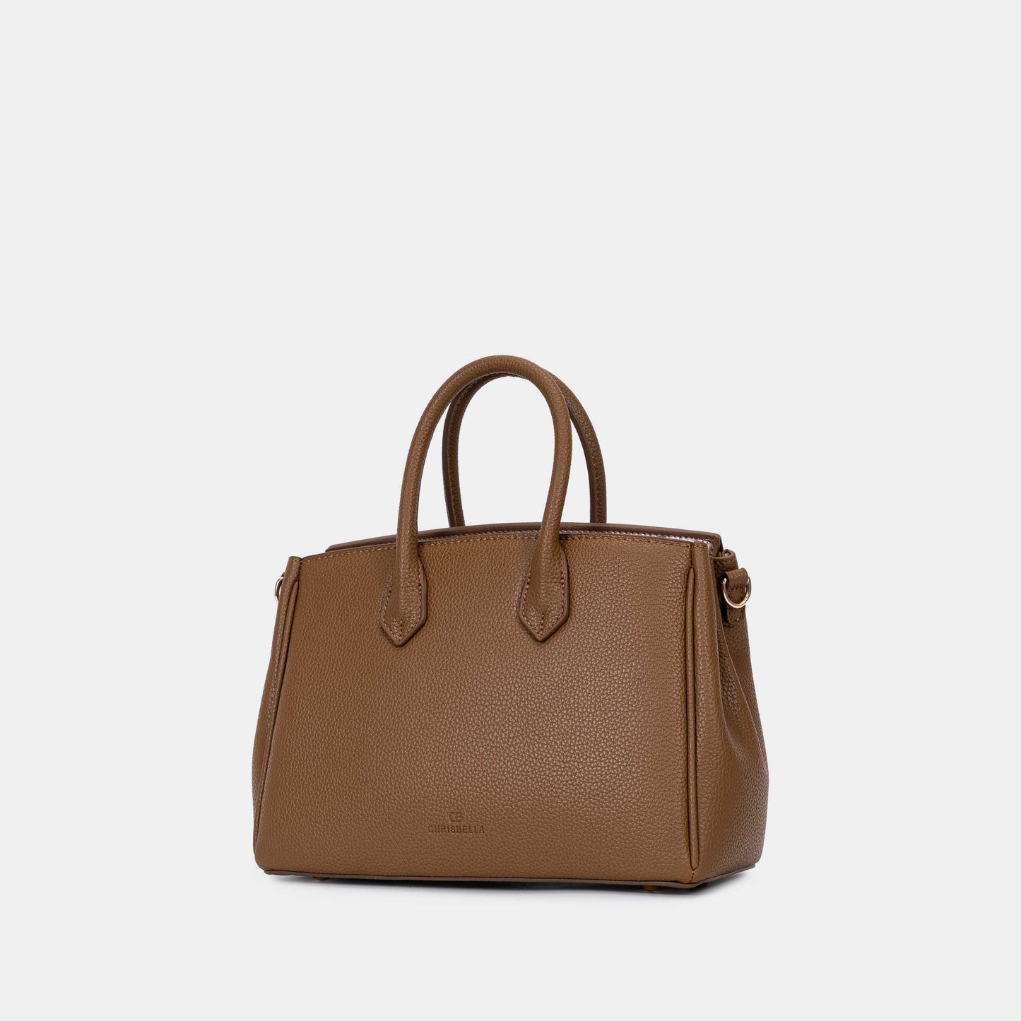 Chrisbella Elodie Leather Satchel-Green - Image 8