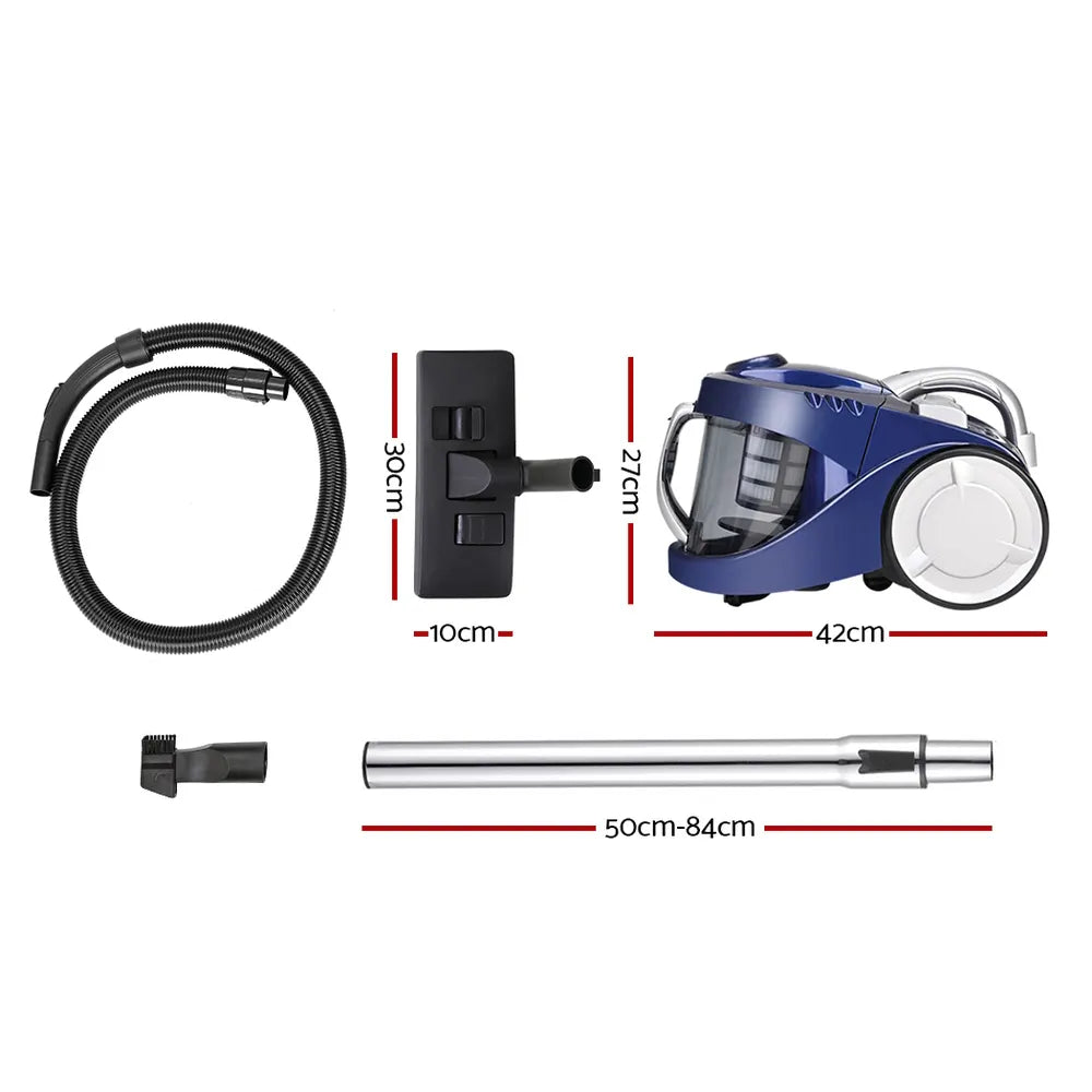 Devanti 2200W Bagless Vacuum Cleaner Blue - Image 8