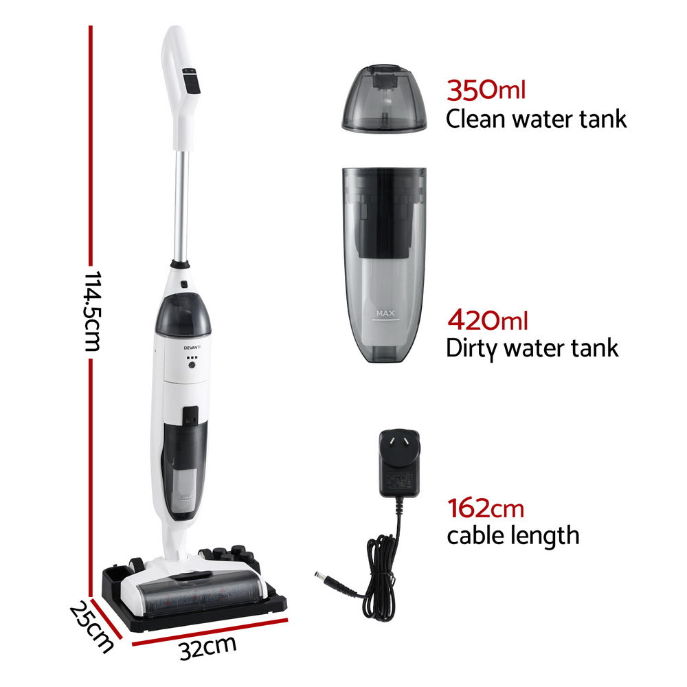 Devanti Wet Dry Stick Vacuum Cleaner 200W - Image 5