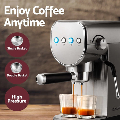 Devanti K7 Cordless Stick Vacuum Cleaner plus Coffee Maker Machine Espresso - Image 4